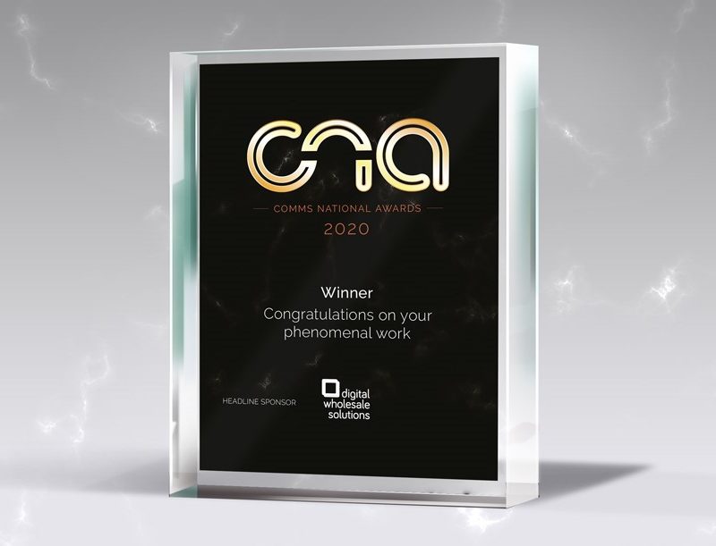 Cirrus win ‘CSR’ award and are highly commended with Class Networks for ‘Best SME Vertical Market Solution’ at the Comms National Awards